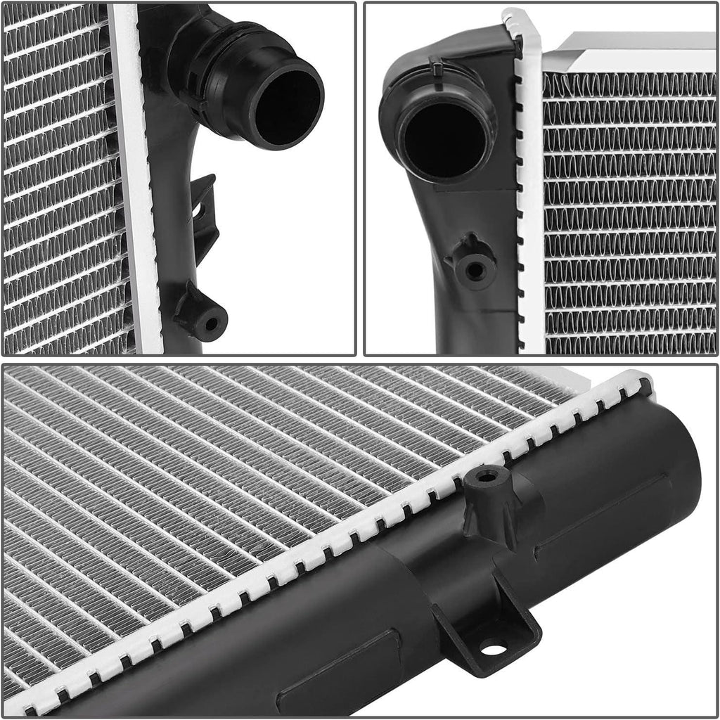 OEM-RA-13466 OE Style 1-Row Aluminum Cooling Radiator Compatible with 12-14 VW Passat 2.0L TDI AT/MT