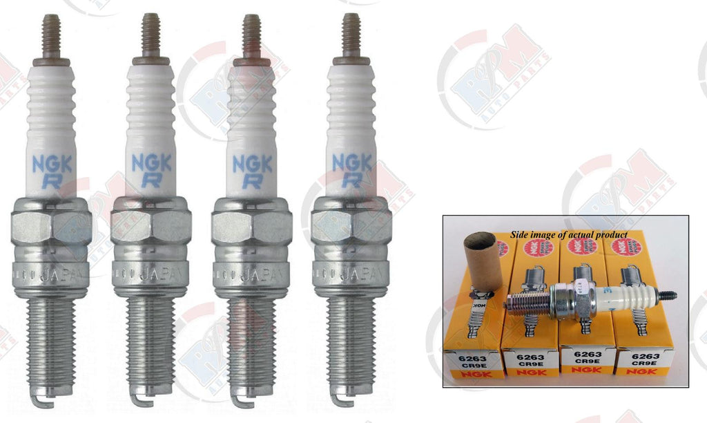 NGK Spark Plugs CR9E # 6263 - Threaded Stud (Pack of 4)