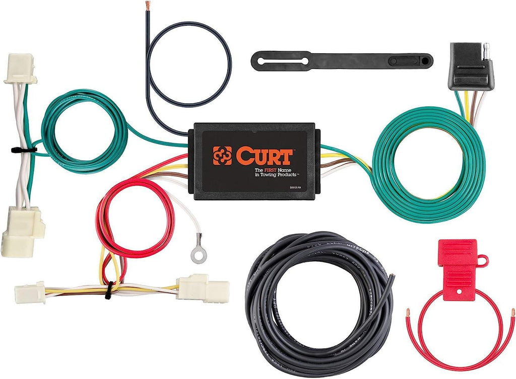 56316 Vehicle-Side Custom 4-Pin Trailer Wiring Harness, Fits Select Hyundai Elantra Sedan Limited, Black