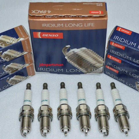 DENSO FK20HR11 LONG LIFE IRIDIUM POWER SPARK PLUGS 6-PCS for TOYOTA LEXUS