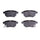 Rear Disc Brake Pad Set for Prius, Prius Prime, Corolla+More (1551-1423-00)