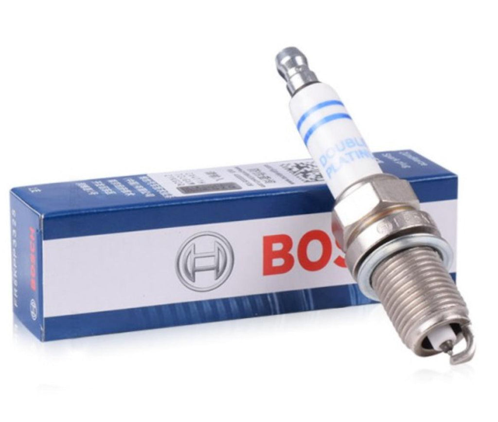 Genuine BOSCH Double Platinum Spark Plug 4PCS for Audi Porsche Volkswagen