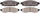 ADVICS AD1063 Disc Brake Pad Set