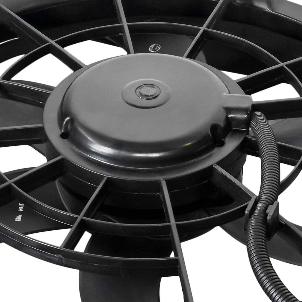 OEM-RF-0017 Factory Style Radiator Cooling Fan Assembly Cooling Efficiency Improved Direct Replacement [Compatible with 09-14 Genesis ]