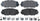 Acdelco Gold 17D1210CH Ceramic Front Disc Brake Pad Set