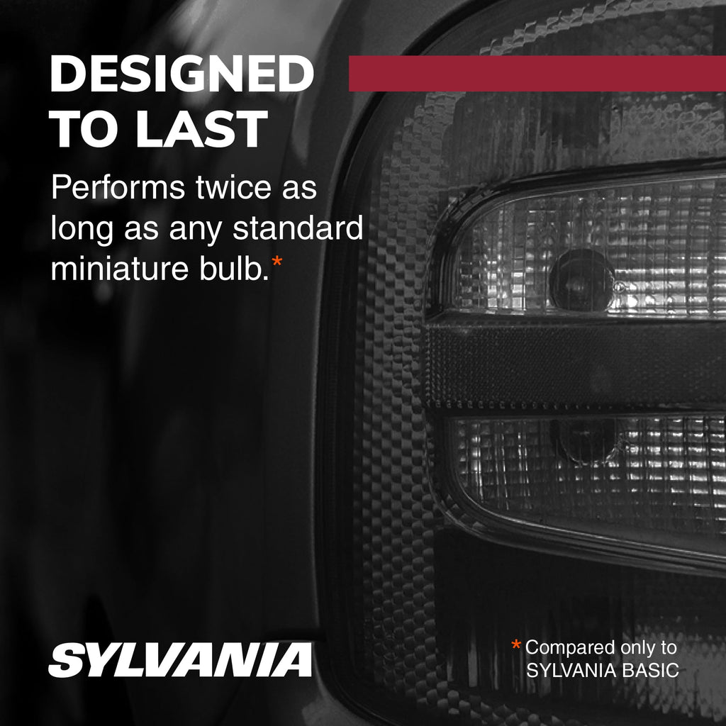Sylvania DE3175 Long Life Mini Bulb, 2 Pack, Compatible with Multiple Cars