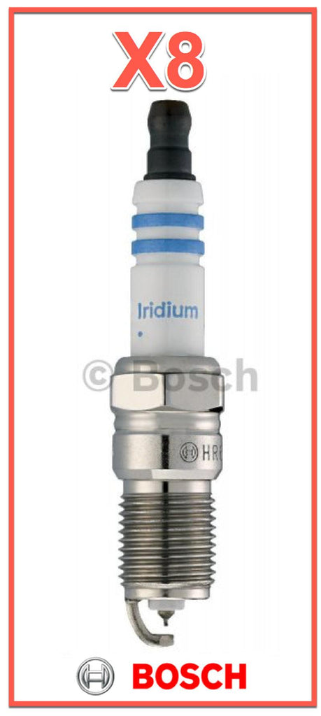 Set of 8 Spark Plugs OEM BOSCH 9602 Fine Wire Double Iridium Pre Gapped