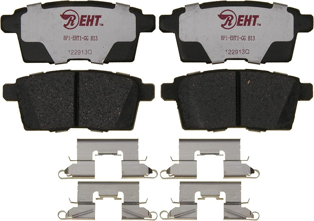 Premium Raybestos Element3 EHT™ Replacement Front Brake Pad Set for Select 1998-2002 Chevrolet Prizm and 1998-2002 Toyota Corolla Model Years (EHT741H)