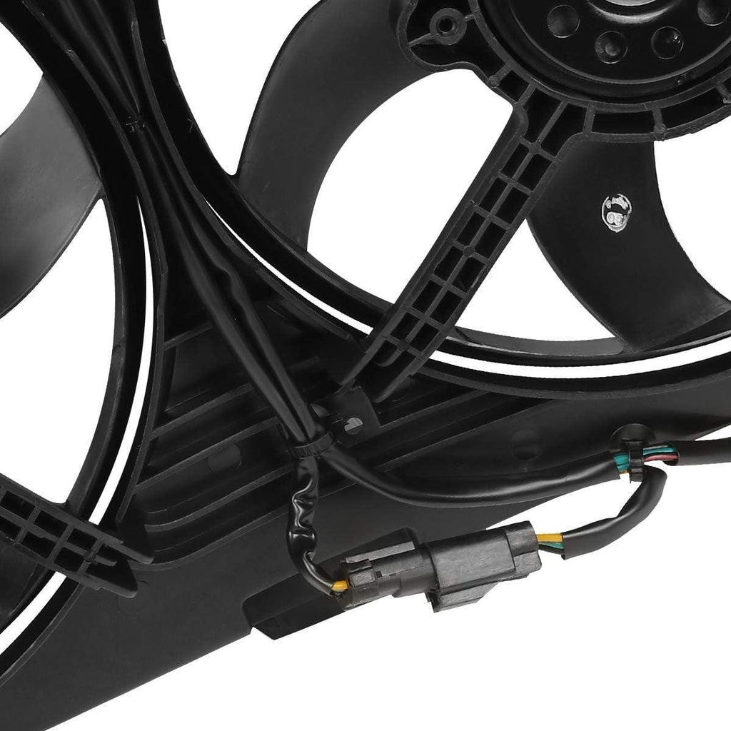 OEM-RF-0069 Factory Style Radiator Cooling Fan Cooling Efficiency Improved Direct Replacement [Compatible with 99-04 300M / 98-04 Concorde / 99-01 LHS / 98-04 Intrepid ]