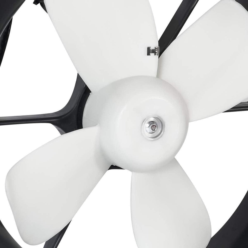 OEM-RF-0178 Factory Style Radiator Cooling Fan Assembly Cooling Efficiency Improved Direct Replacement [Compatible with 1992-1998 Civic],Black