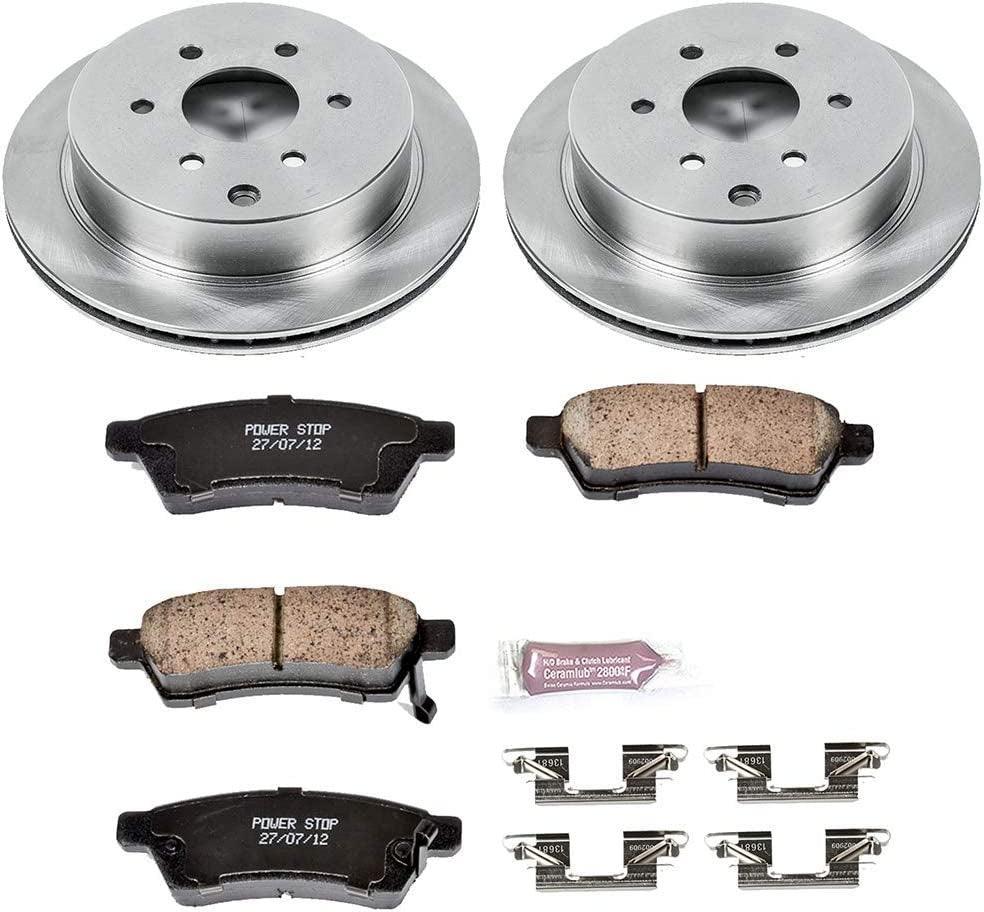 KOE4621 Autospecialty Rear Replacement Brake Kit-Oe Brake Rotors & Ceramic Brake Pads