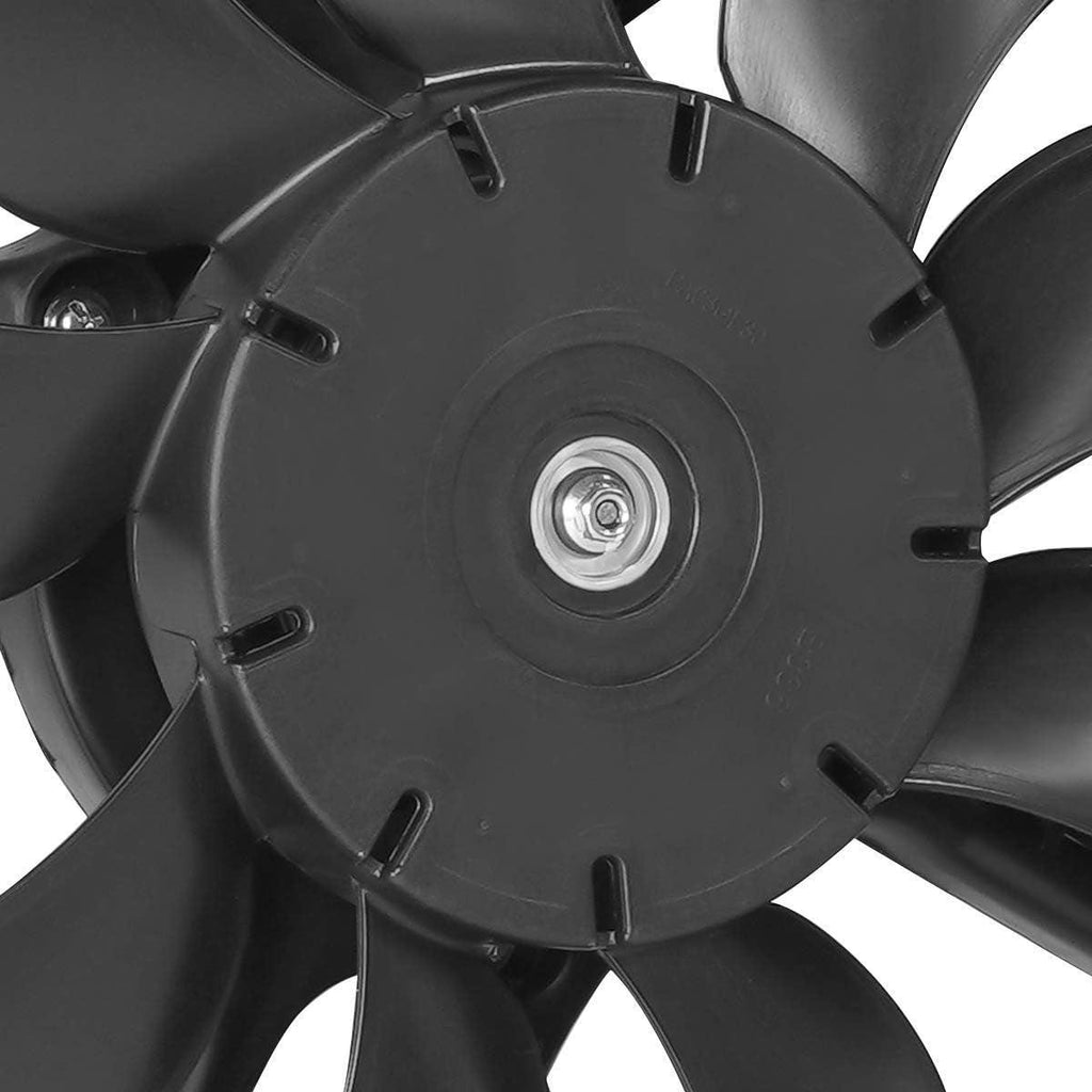 OEM-RF-0227 Factory Style Radiator Cooling Fan Assembly Cooling Efficiency Improved Direct Replacement [Compatible with 09-14 Nissan Cube]