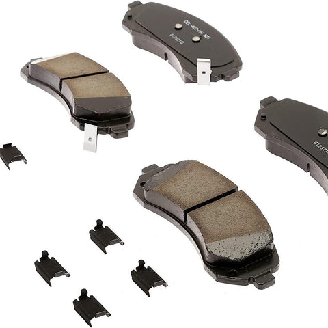 Gold 17D844CHF1 Ceramic Front Disc Brake Pad Kit