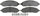 PGD1022C Professional Grade Ceramic Disc Brake Pad Set