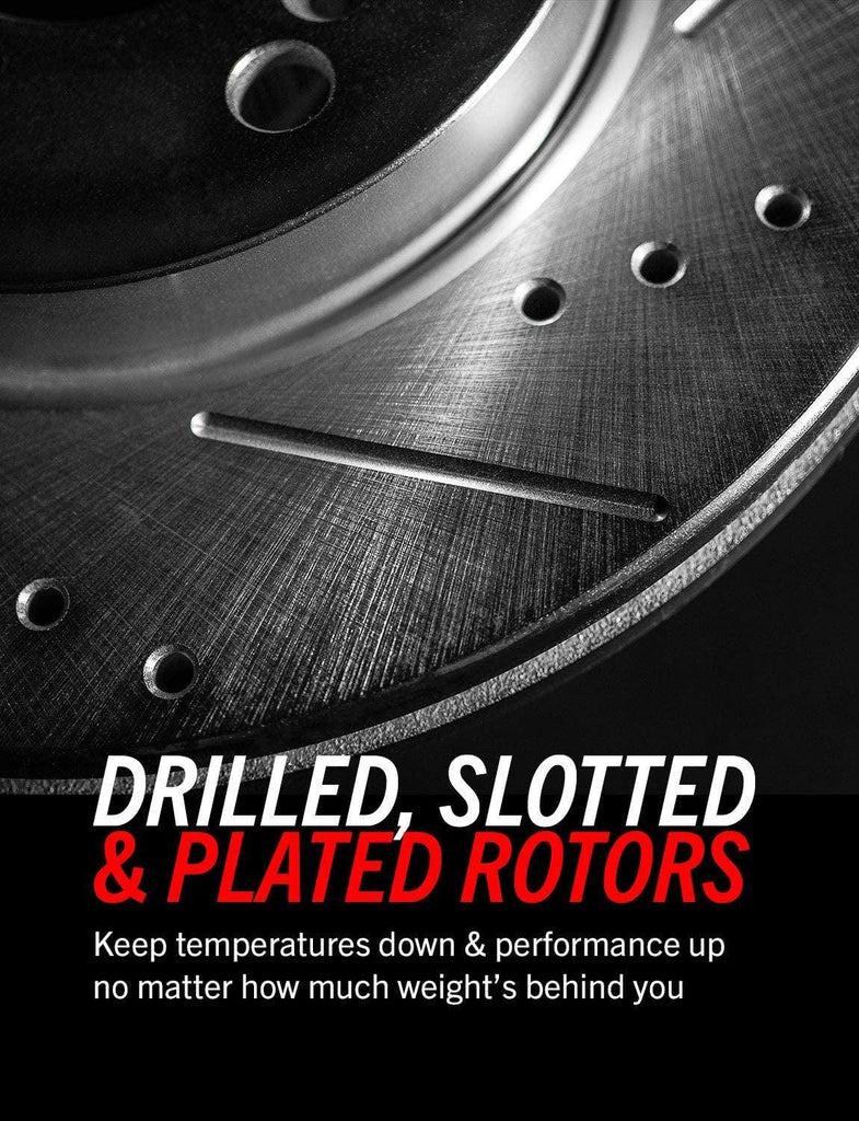 EBR1637XPR Drilled and Slotted Front Brake Rotor Pair