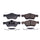 Power Stop - Front Z17 Low-Dust Ceramic Brake Pads with Hardware for Escape, Tri