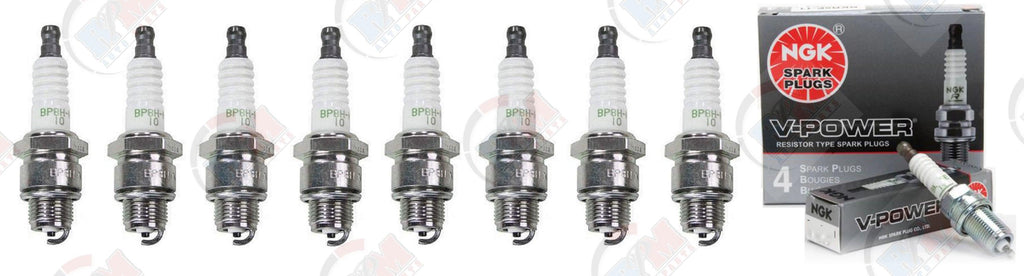NGK "V-POWER" Spark Plugs BP8HN10 4838 (Set of 8)