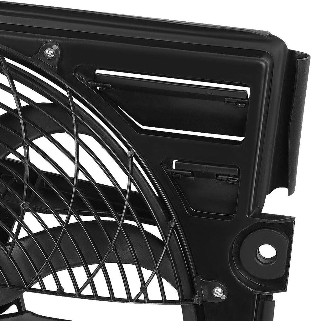 OEM-RF-0060 Factory Style Radiator Cooling Fan Assembly Cooling Efficiency Improved Direct Replacement [Compatible with 01-03 BMW 525I / 99-00 528I / 01-03 530I]