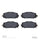 Front Disc Brake Pad Set for Corolla, Prius, Prius Prime+More (1310-1184-10)