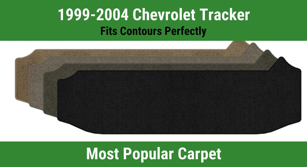Lloyd Ultimat Small Cargo Mat for '99-04 Tracker W/Black Outline Chevy Bowtie