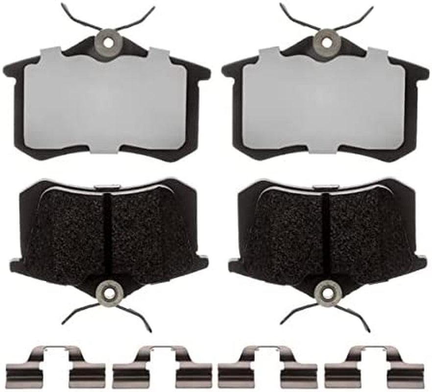 Premium  Element3 EHT™ Replacement Rear Brake Pad Set for Select Audi A3/A4/A6/A8/Allroad/S6/S8/Tt and Volkswagen Beetle/Golf/Jetta/Passat Model Years (EHT1017H)
