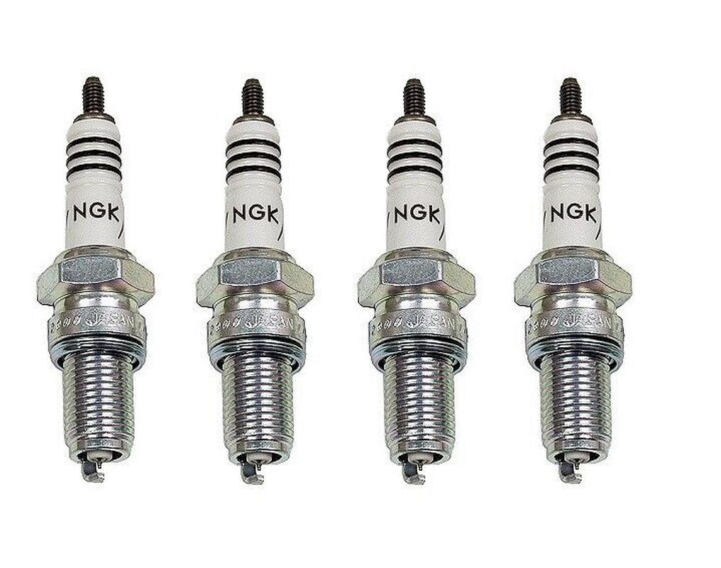 Set of 4 Spark Plugs NGK Iridium Resistor DR8EIX/6681 NEW