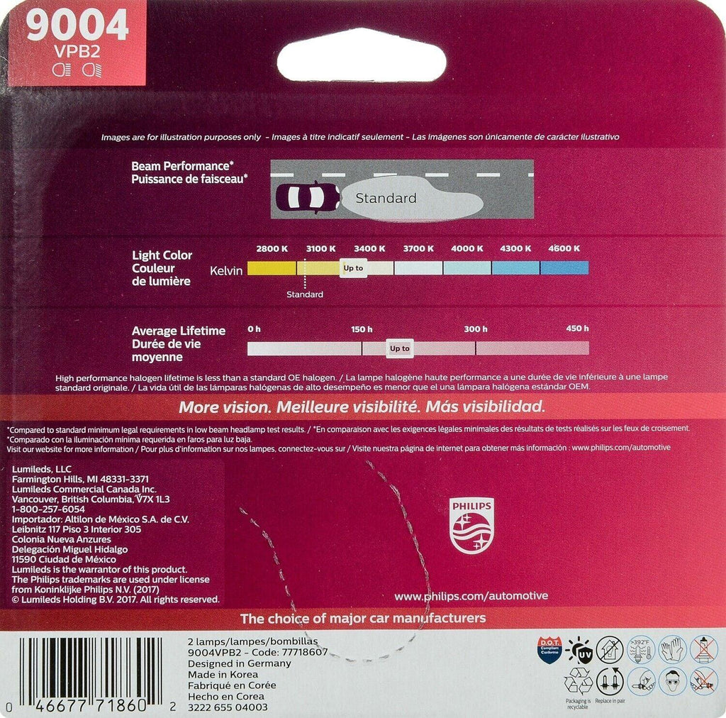 Headlight Bulb for Venture, Montana, Silhouette, Ram 1500 Van+More 9004VPB2