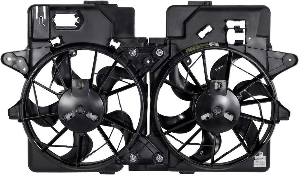 OEM-RF-0106 Factory Style Radiator Cooling Fan Assembly Cooling Efficiency Improved Direct Replacement [Compatible with 2001-2004 Escape / 2001-2006 Tribute]