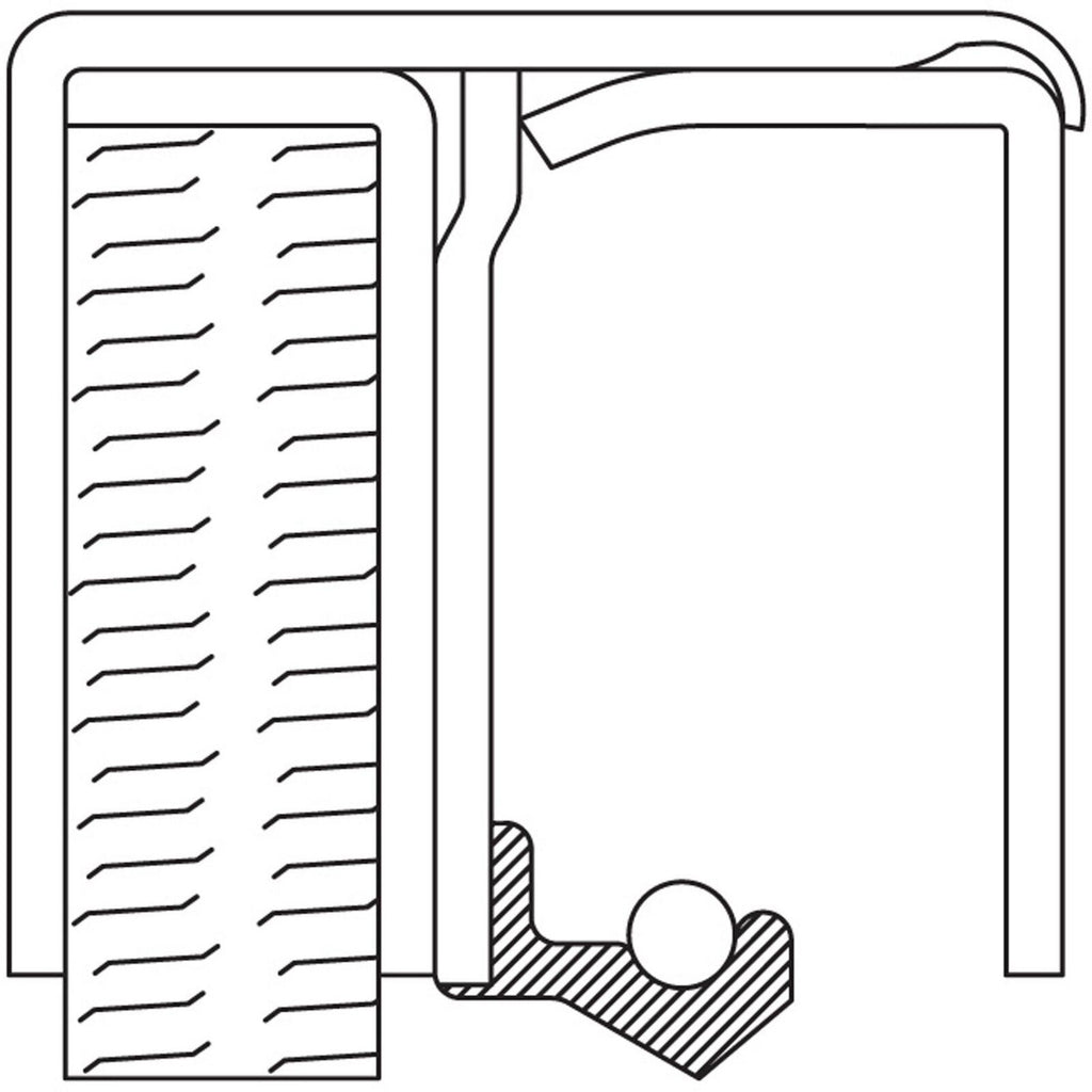 Differential Pinion Seal for GTO, Firebird, Camaro, E-100 Econoline+More 7457N
