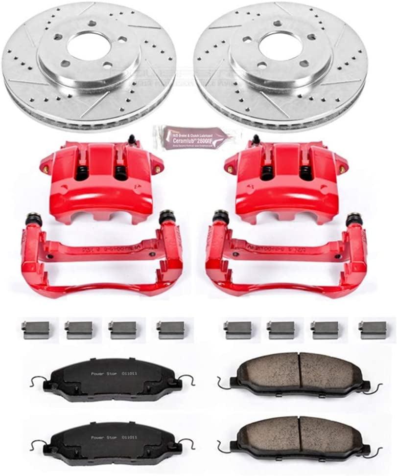 POWER STOP  KC1382 1-Click Performance Brake Kit with Calipers