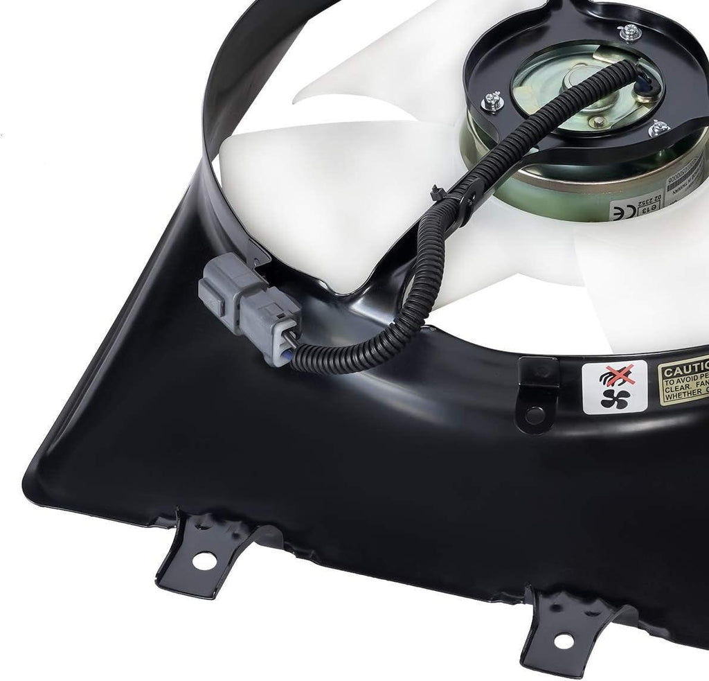 OEM-RF-0198 Factory Style Radiator Cooling Fan Assembly Cooling Efficiency Improved Direct Replacement [Compatible with 1999-2004 Odyssey]