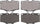 ADVICS AD0137 Ultra-Premium Front Disc Brake Pad for Toyota, (Set of 4)