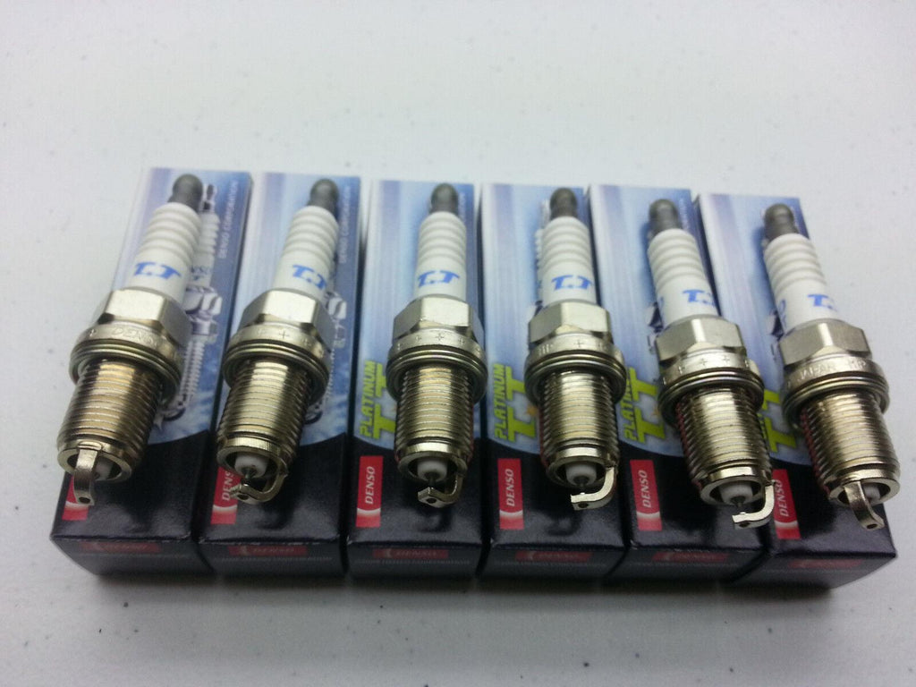 6X DENSO PKH16TT Platinum Titanium TT Spark Plug Pre-Gapped More Spark/Power