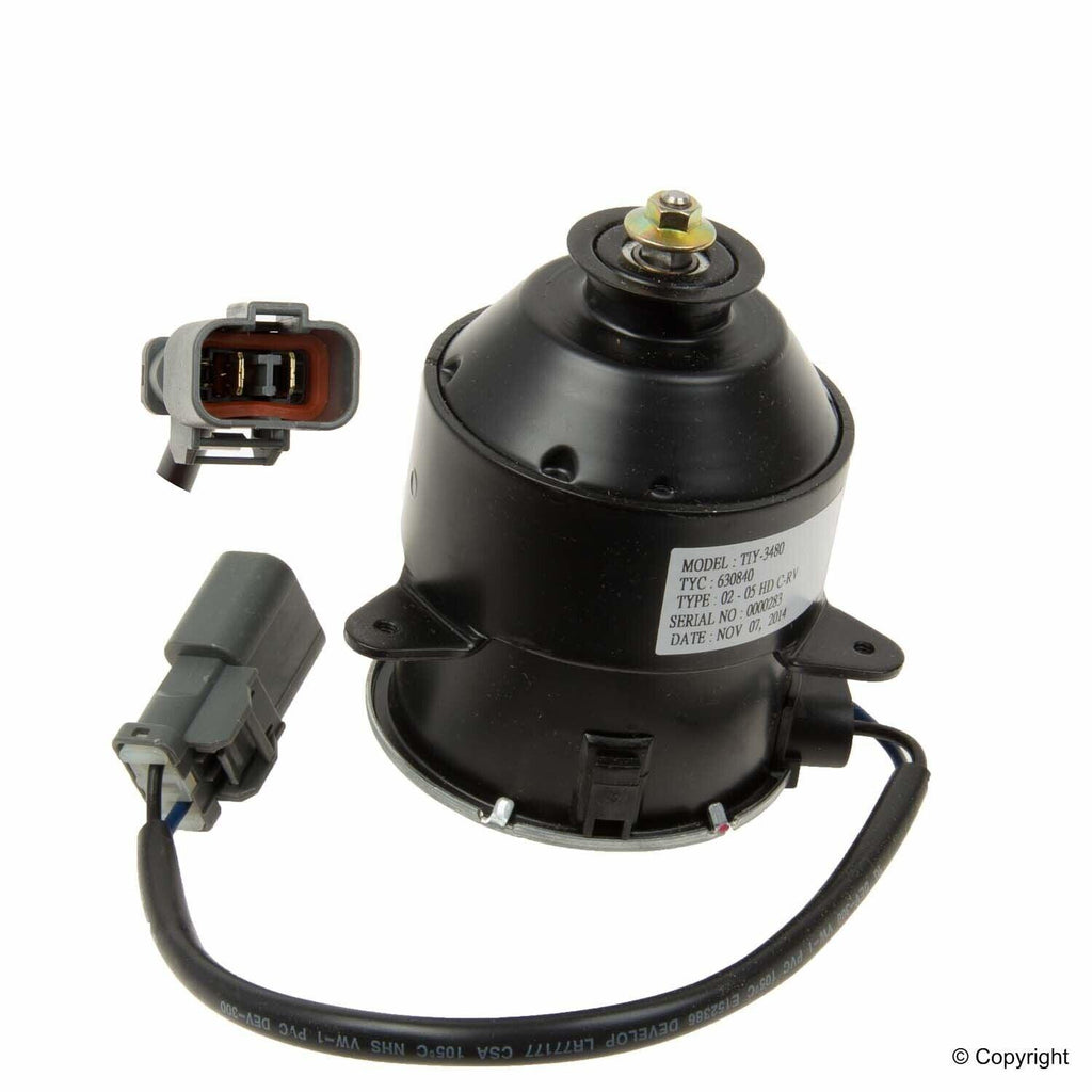 TYC Engine Cooling Fan Motor for Element, TSX, Accord, RSX, CR-V, Civic 630840