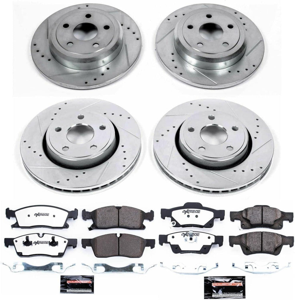 K5952-36 Front and Rear Z36 Truck & Tow Brake Pad and Rotor Kit