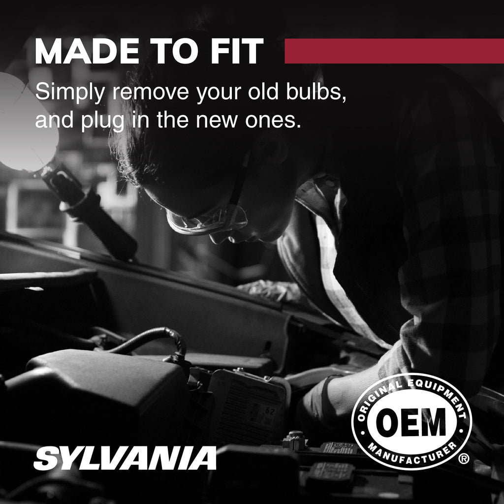 Sylvania 3157 Long Life Mini Bulb, 2 Pack, Compatible with Multiple Cars