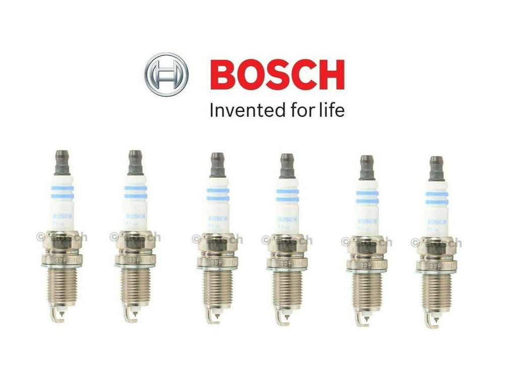 Set 6 Spark Plugs Bosch Double Platinum for Chrysler Dodge Jeep Volkswagen V6
