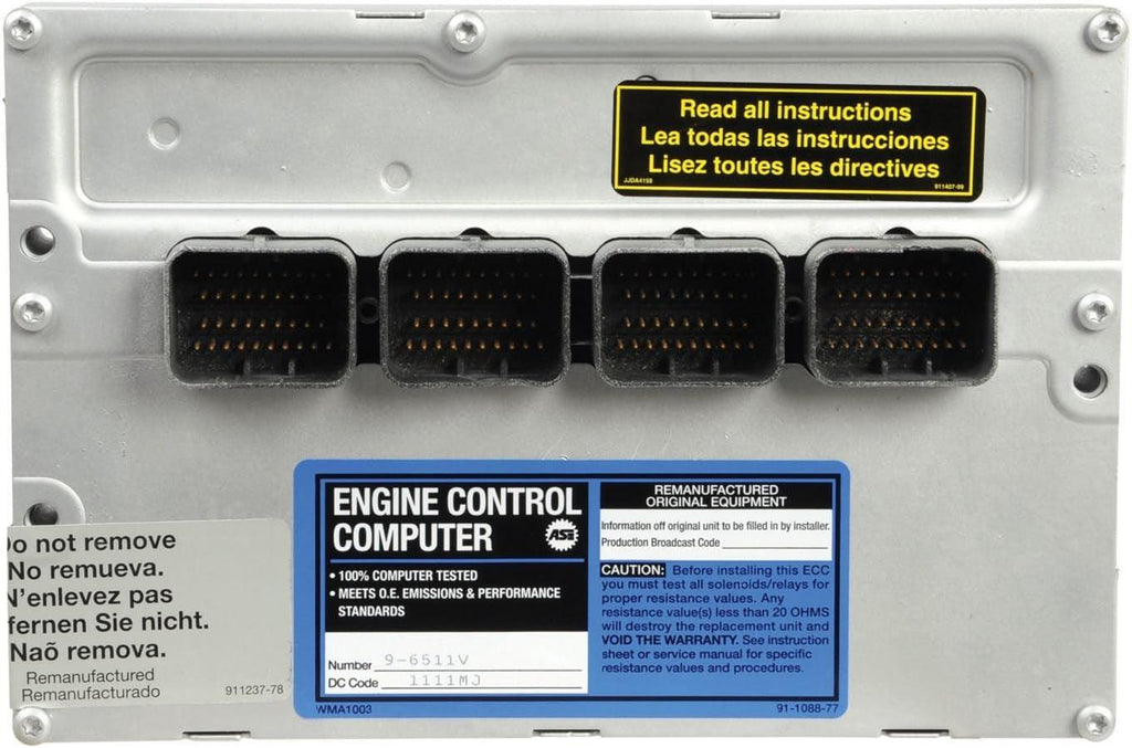 Cardone Engine Control Module 79-6511V