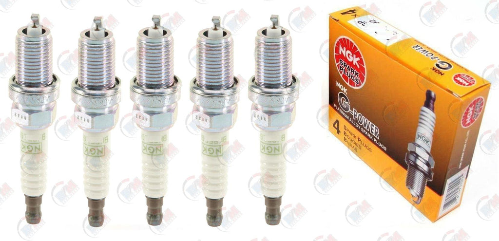 NGK "PLATINUM" Spark Plugs (Set of 5) for 2001-2009 Volvo S60 2.3L 2.4L 2.5L