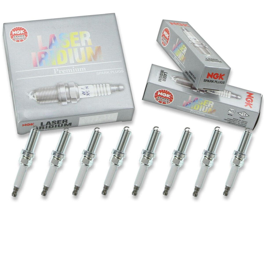 8 Pc NGK Laser Iridium Spark Plugs 2010-2017 for Land Rover Range Rover Jh