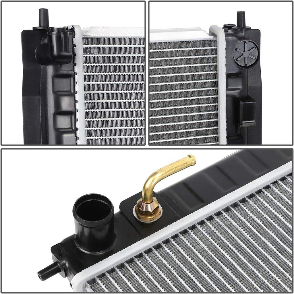 OEM-RA-13039 1-Row OE Style Aluminum Core Radiator Compatible with 09-14 Murano / 11-16 Quest, 26-7/16" W X 18-1/16" H X 1" D, 1-3/8" Inlet, 1-3/8" Outlet