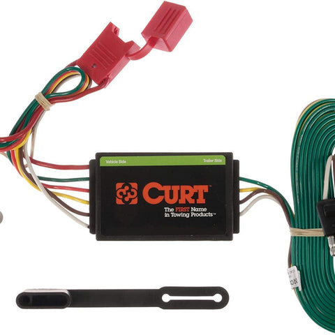 CURT 56161 Vehicle-Side Custom 4-Pin Trailer Wiring Harness, Fits Select Honda Odyssey, Black