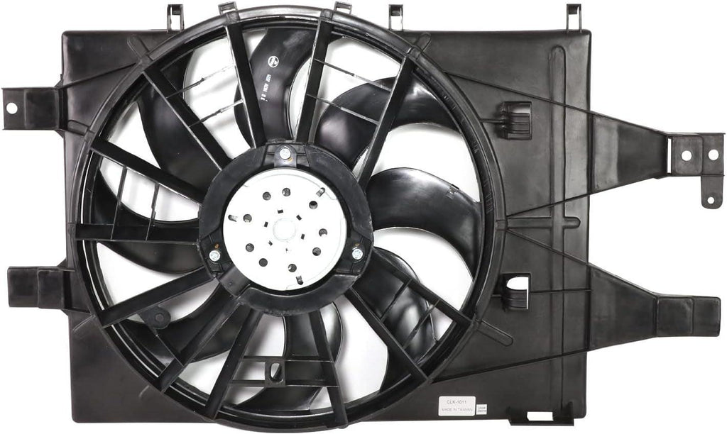OEM-RF-0442 Factory Style Radiator Cooling Fan Assembly Compatible with 91-94 Lebaron/Shadow/Sundance, 91-93 Daytona, 91-95 Spirit/Acclaim