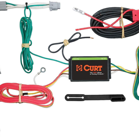 CURT 56243 Vehicle-Side Custom 4-Pin Trailer Wiring Harness, Fits Select Subaru Crosstrek, XV Hybrid , Black