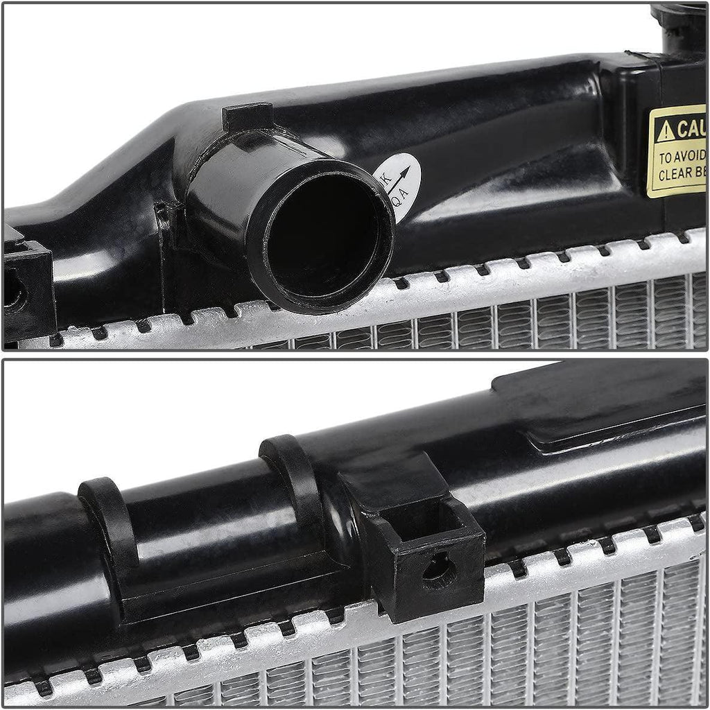 OEM-RA-1409 OE Style Direct Fit Aluminum Core Radiator Compatible with 93-97 Geo Prizm/Corolla, 27-1/16" W X 13-5/8" H X 3/4" D, 1-1/4" Inlet / 1-1/4" Outlet