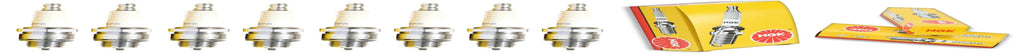 Set of 8 NGK Standard Spark Plugs 7131 BPR6ES Nickel