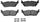 ADVICS AD1790 Disc Brake Pad Set
