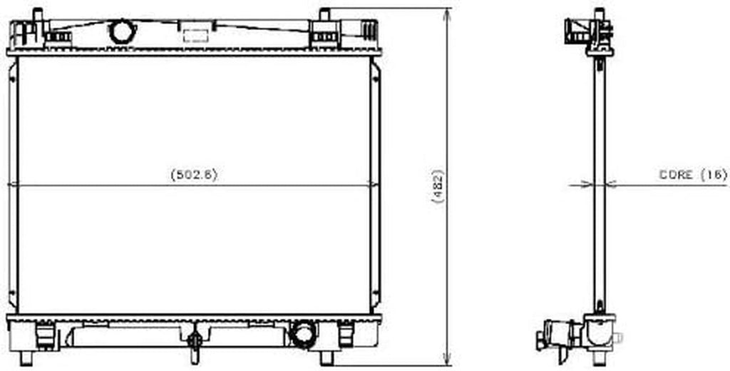 221-3111 Radiator