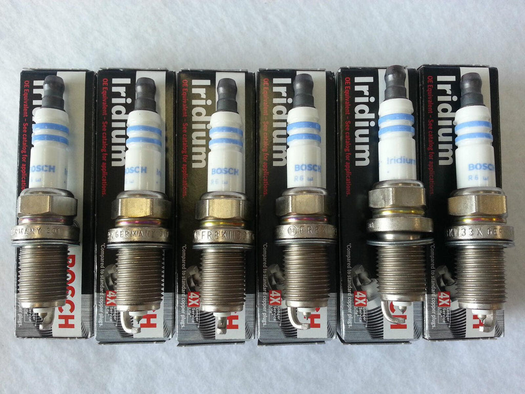 BOSCH IRIDIUM POWER SPARK PLUG 6-PCS (9600) FR8KII33X