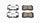 Power Stop Rear Z26-1053 Carbon-Fiber Ceramic Brake Pads Street Performance Z26
